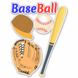 Baskeror (Handling, Hat, Boll, Fladdermus Player) Klistermärken