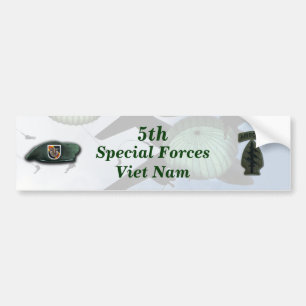 baskervietnam för 5th speciella styrkor grön nam bildekal