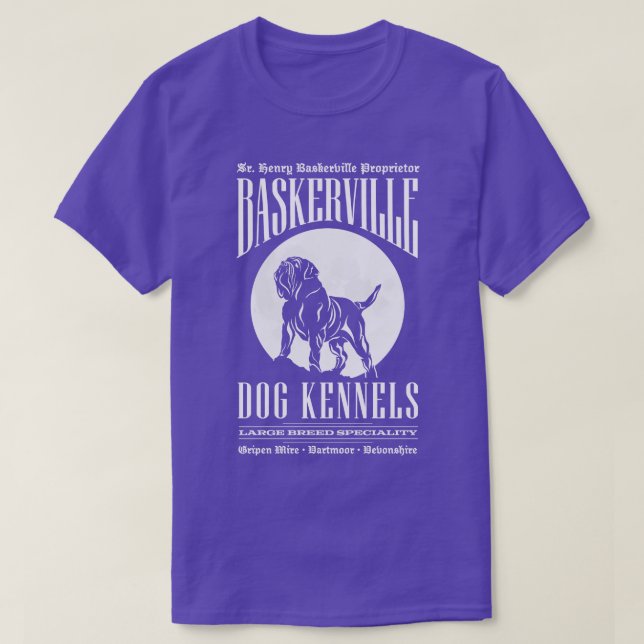 Baskerville Kennels 1 T Shirt (Design framsida)