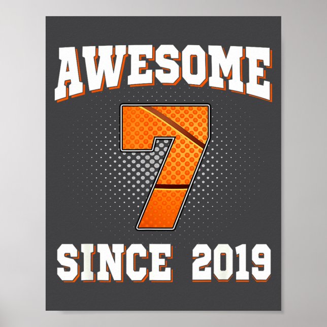 Basket 7:e 2019 7 Gamla År Sedan Roligt Poster (Framsidan)