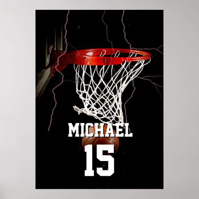 Basket Add Your Name & Number Poster (Framsidan)