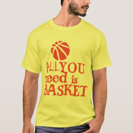 basket all you need citation ballon sport t shirt