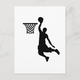 Basket är underbara sportar vykort