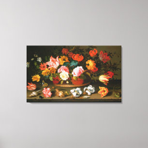 Basket av blommor, 1625 canvastryck