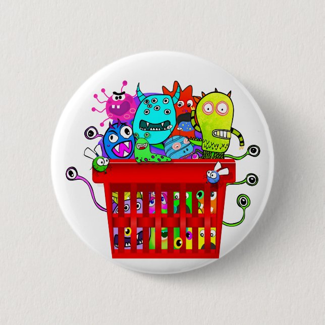 Basket av Deplorables, förtjusande beklagansvärt Knapp (Framsida)