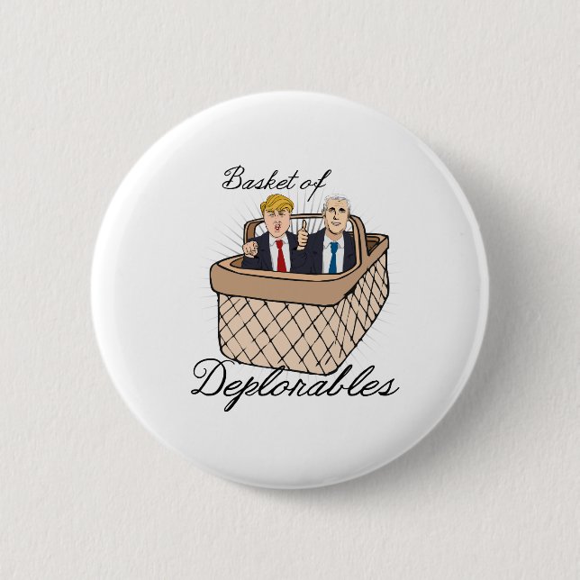 Basket av Deplorables - trumfencentmynt -- Knapp (Framsida)