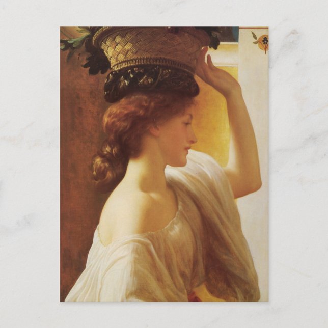 Basket av Fruit-flickan Vykort (Framsida)