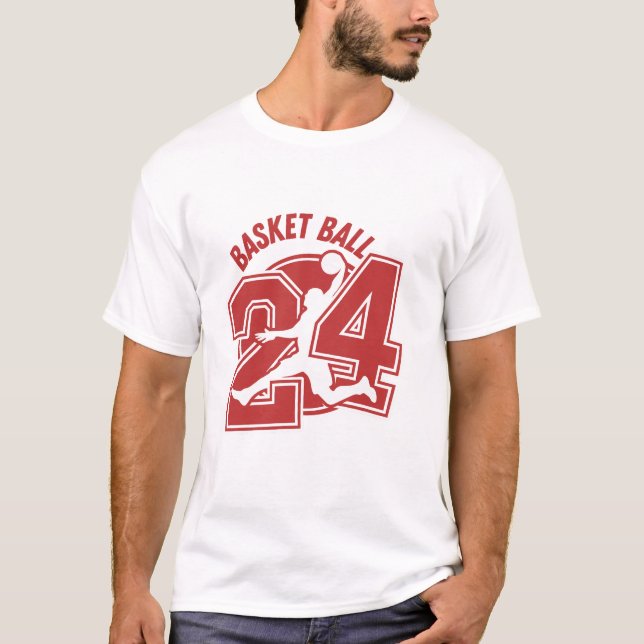 basket ball  t shirt (Framsida)