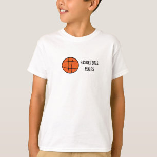 basket BasketballRules Tee Shirt