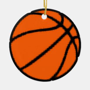 basket (boll) julgransprydnad keramik