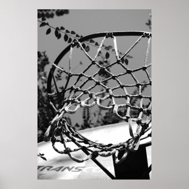 Basket Boll-nettoutskrift Poster (Framsidan)