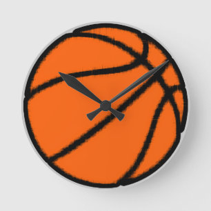 basket (boll) rund klocka