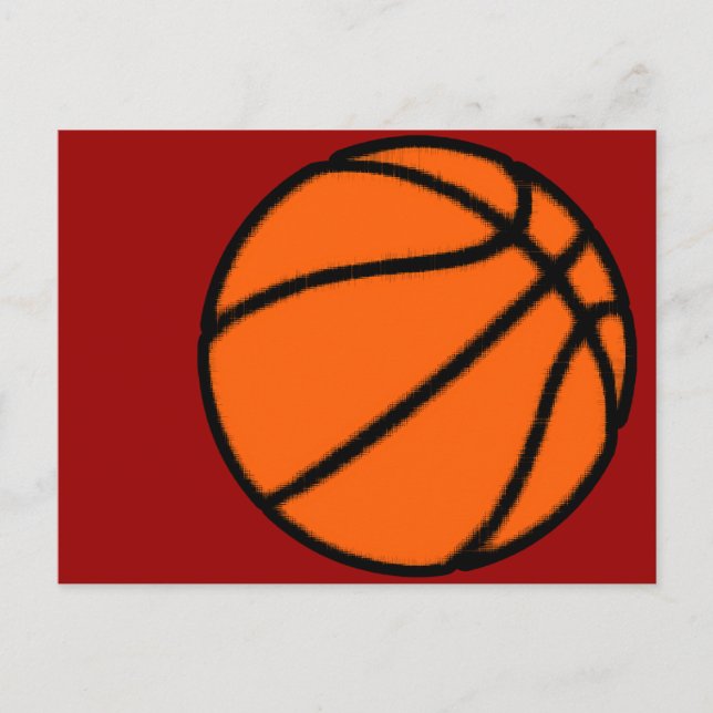 basket (boll) vykort (Framsida)