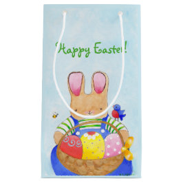 Basket Bunny Small Gift Bag