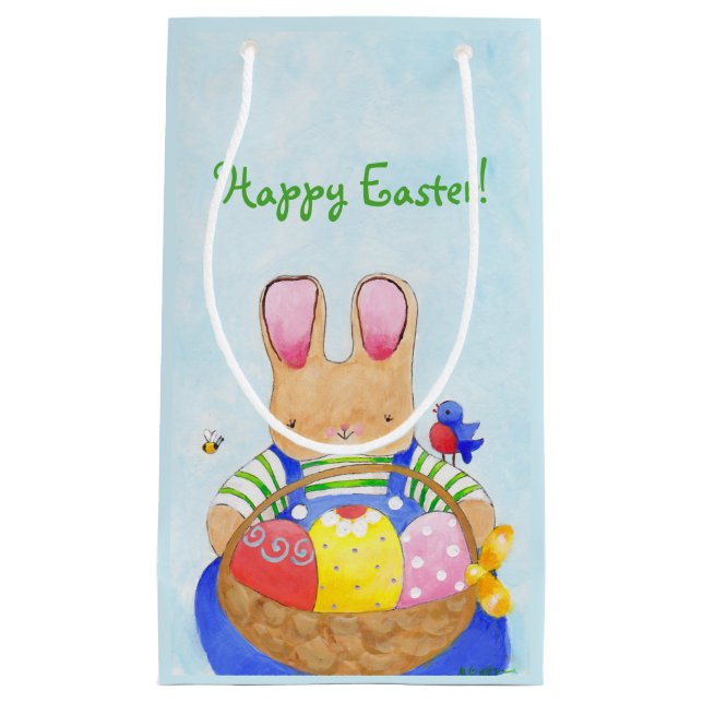 Basket Bunny Small Gift Bag (Framsidan)