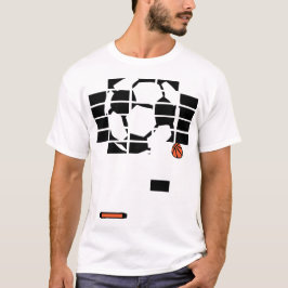 basket casse brique foot t shirt
