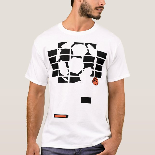 basket casse brique foot t shirt (Framsida)