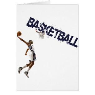 Basket Dunk Hälsningskort