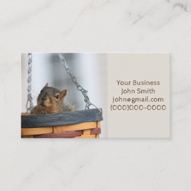 Basket fodral visitkort (Framsida)