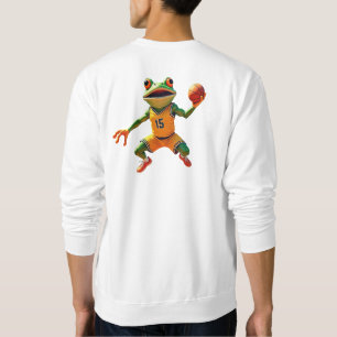 Basket Frog män vit sweatshirt bak