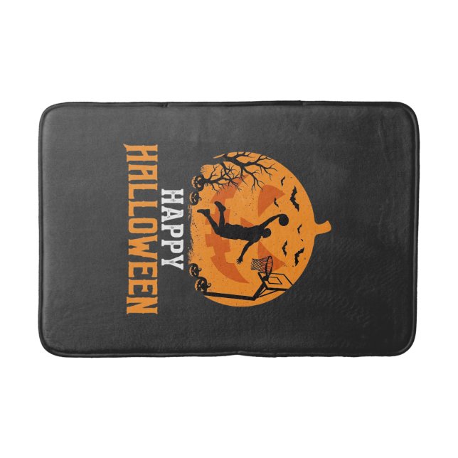 Basket Halloween Dunk Pumpa Design_1 Badrumsmatta (Framsidan)
