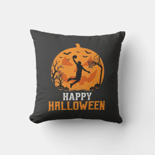 Basket Halloween Dunk Pumpa Design_1 Kudde