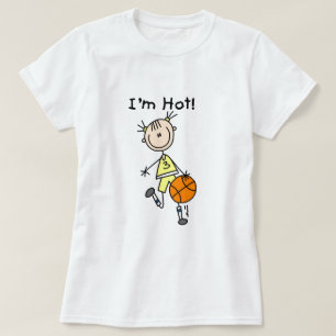 Basket hoade jag förmiddagen T-tröja och gåvor T Shirt