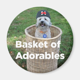 Basket i Adorables: Hundar för Hillary Mag Magnet