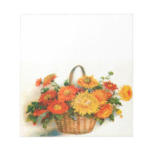 Basket i Anteckningsblocket Fallblommor Anteckningsblock