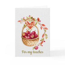 Basket i Apples Teacher Tack