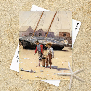 Basket i Clams Winslow Homer Vykort
