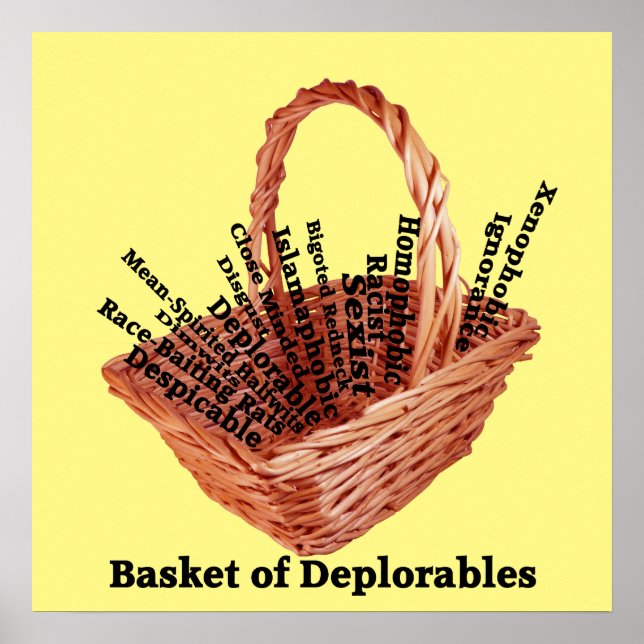Basket i Deplorables Ord Value Poster Pappert (Framsidan)