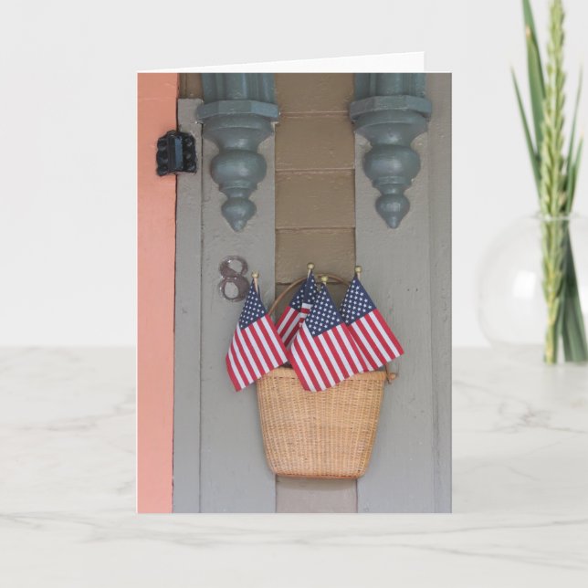 Basket i Flaggor - Martha's Vineyard Kort (Framsida)