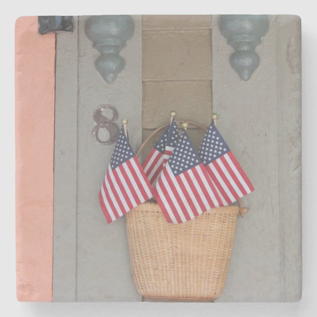 Basket i Flaggor - Martha's Vineyard Stenunderlägg (Framsidan)