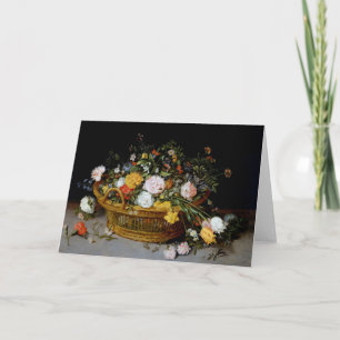 Basket i Flowers, Jan Brueghel the Younger Kort