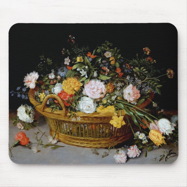 Basket i Flowers, Jan Brueghel the Younger Musmatta (Framsidan)