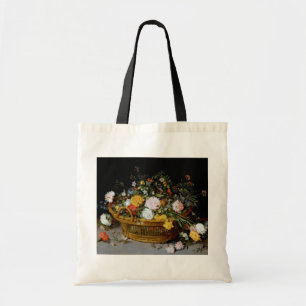 Basket i Flowers, Jan Brueghel the Younger Tygkasse