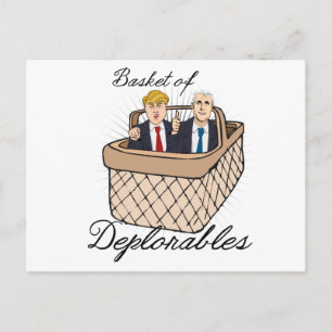 Basket i förbrukningsvaror - Trumppence - Anti-Tru Vykort