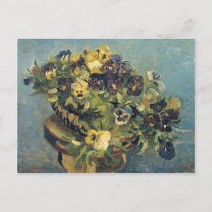 Basket i Pansies, Vincent Van Gogh Vykort