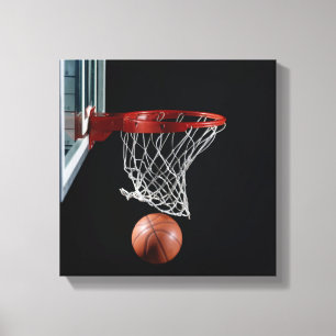 Basket i ring canvastryck