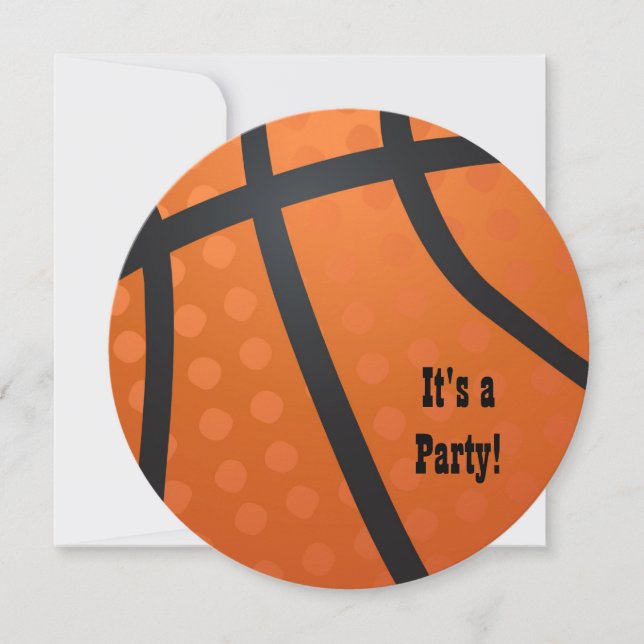 Basket Inbjudningar (Framsida)