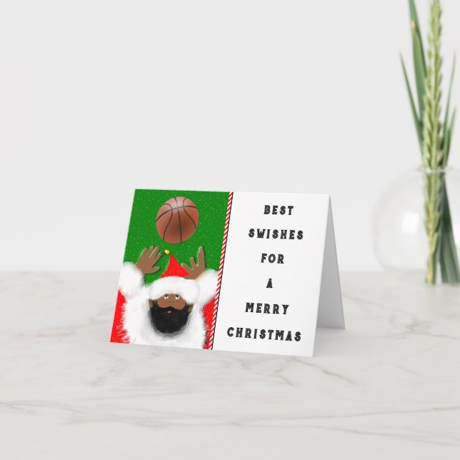 basket Julhälsningar kort (Framsida)