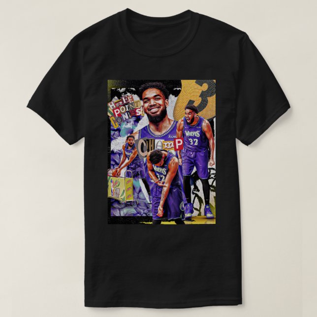 Basket Karl Anthony Städer 32 T Shirt (Design framsida)