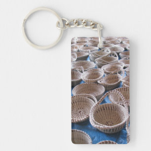 Basket Keychain för Charleston SC Sweetgrass