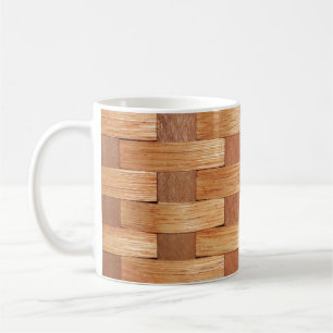 Basket-kupa med två ton kaffe Mugg