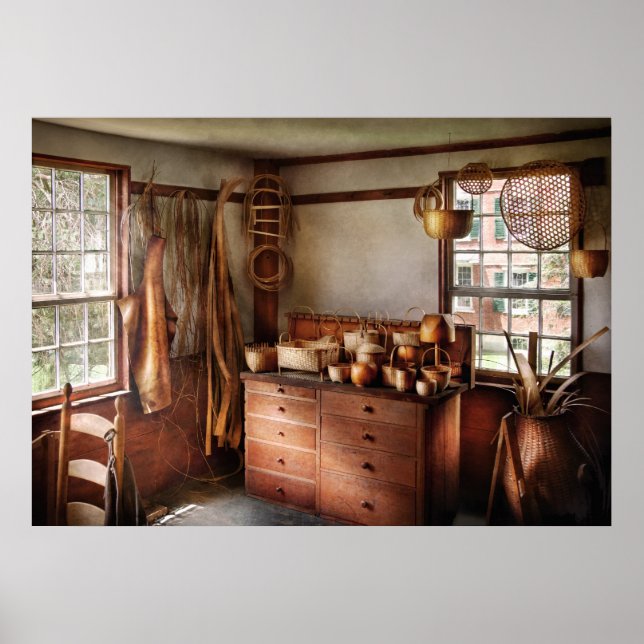 Basket Maker - basket-fabrikshuset Poster (Framsidan)