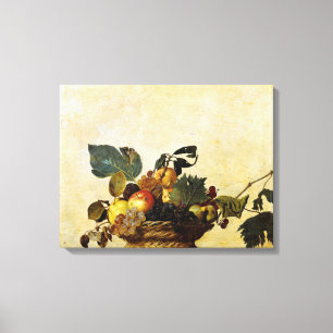 Basket med frukt, Caravaggio Canvastryck