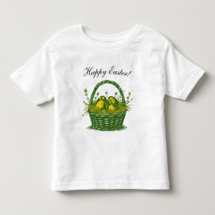 Basket med Påskägg   GLAD PÅSK T Shirt