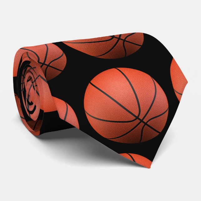 Basket mönstrar | sportgåvor slips (Rullad)