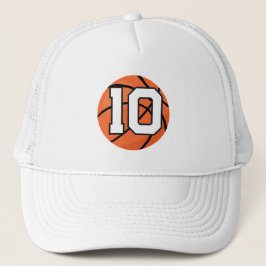 Basket Nummer 10 Truckerhatt Sportstil Keps
